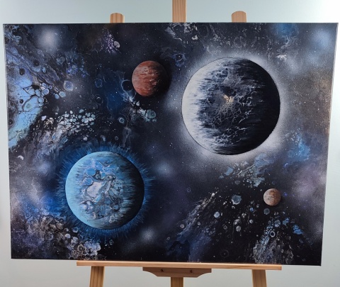 Abstrakcyjny kosmos - 037