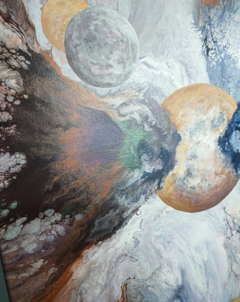 Abstrakcyjny kosmos - 042