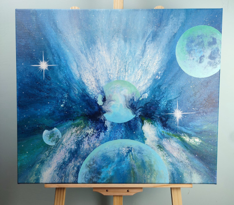 Abstrakcyjny kosmos - 044