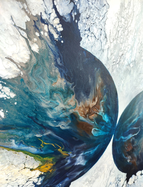 Przybliżenie Abstrakcja Pouring