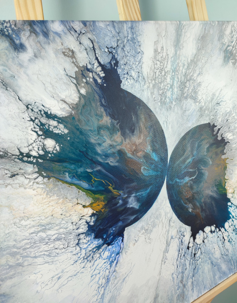 Obraz akrylowy Abstrakcja inspirowana kosmosem