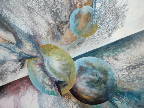 Abstrakcyjny kosmos - 064