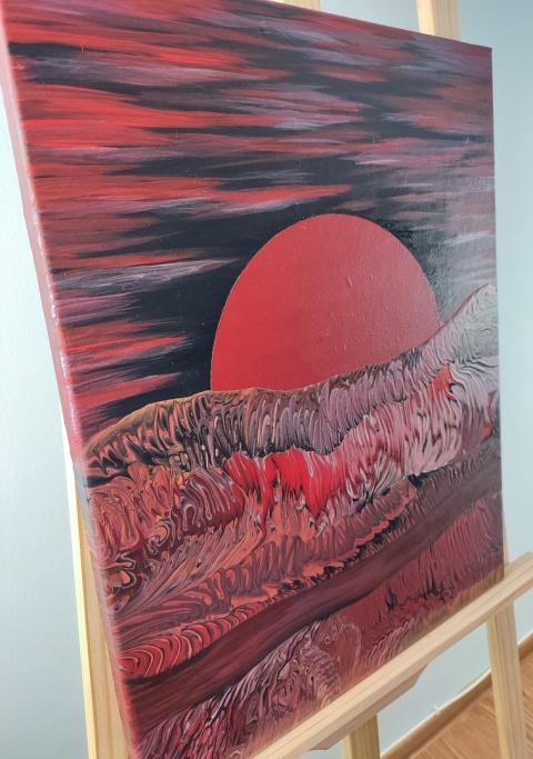 Krajobraz abstrakcyjny - 027