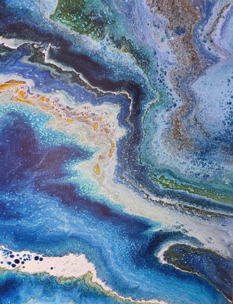 Abstrakcyjny świat wody - 013