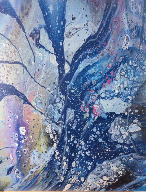 Abstrakcyjny świat wody - 024