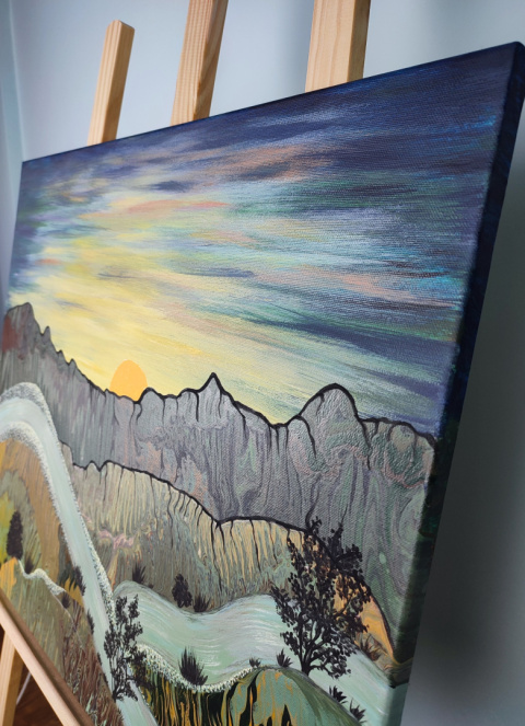 Krajobraz abstrakcyjny - 005