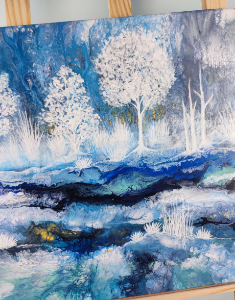 Krajobraz abstrakcyjny - 007