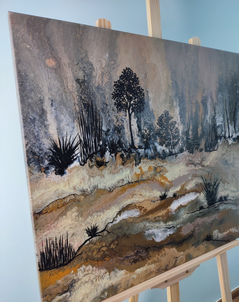 Krajobraz abstrakcyjny - 032