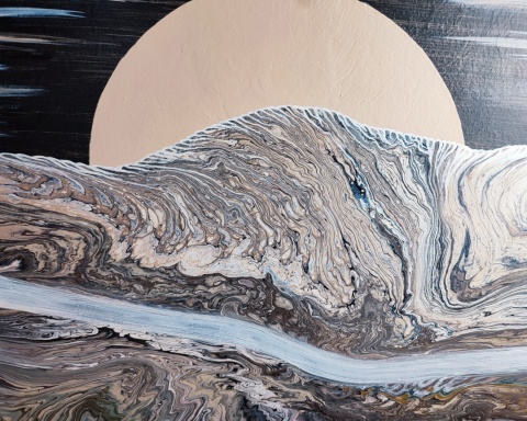 Krajobraz abstrakcyjny - 062