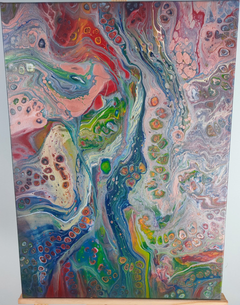 Obraz wielokolorowy na płótnie