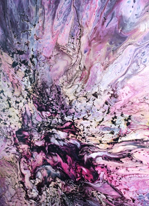 Obraz abstrakcyjny w przybliżeniu