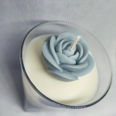 Świeca zapachowa w szkle (zapach lawendy)