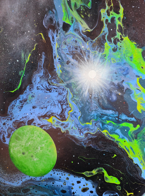 Abstrakcyjny kosmos - 090