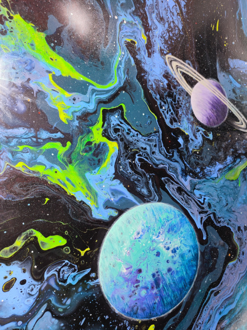 Abstrakcyjny kosmos - 090