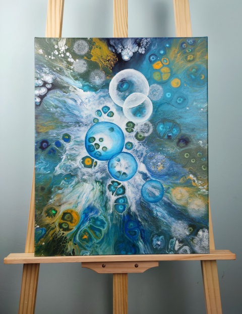 Abstrakcyjny świat wody - 087