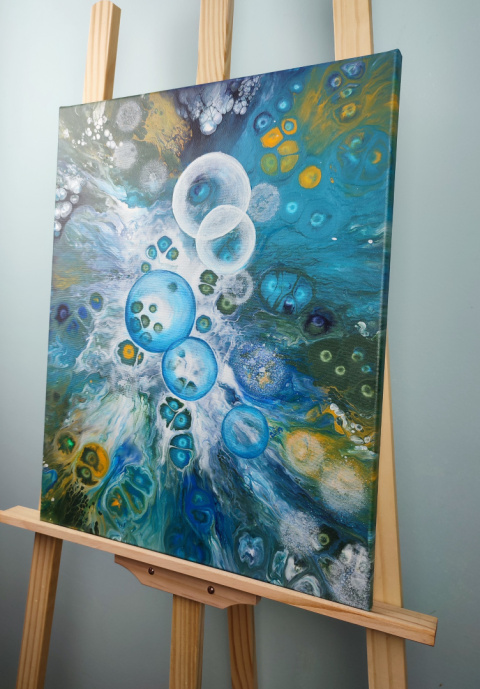 Abstrakcyjny świat wody - 087