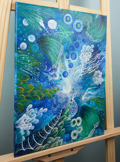 Abstrakcyjny świat wody - 089