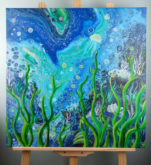 Abstrakcyjny świat wody - 091