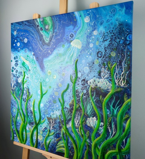 Abstrakcyjny świat wody - 091